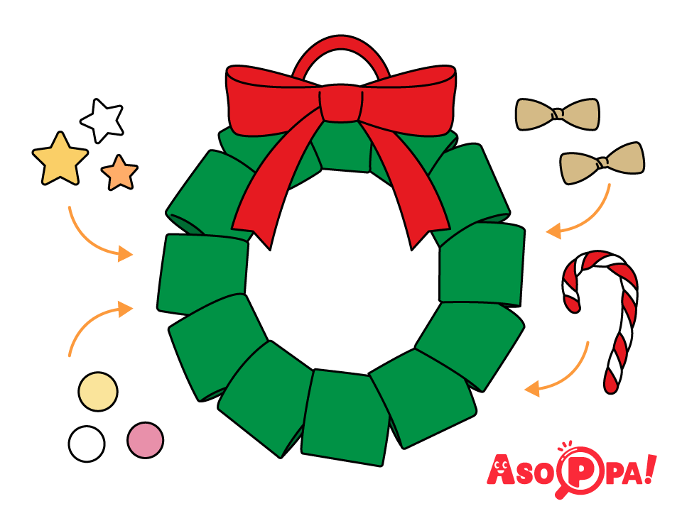 100均フェルトとトイレットペーパー芯で作るクリスマスに飾れる小物入れリビング埼玉Web