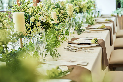 色別 結婚式のテーブルクロスと可愛いコーディネートmarry マリー