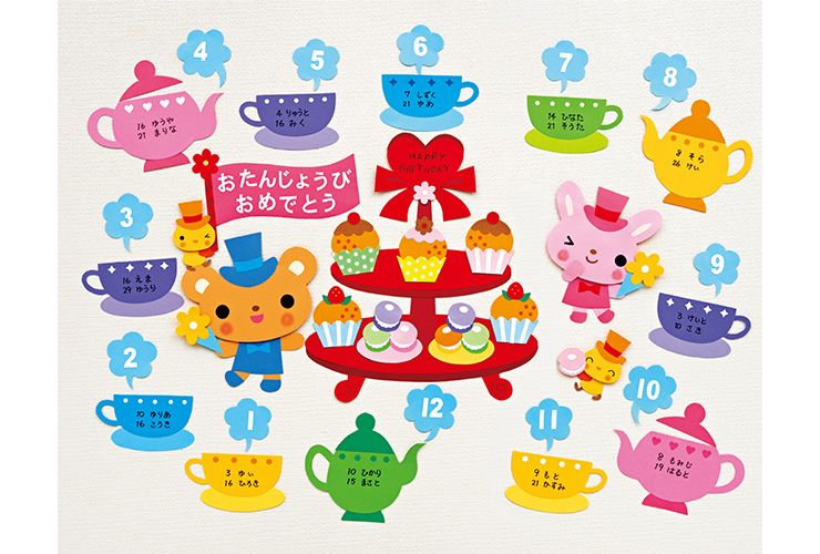 壁面飾り 誕生日壁面 お誕生日壁面 保育園壁面 新年度壁面 たんじょうび壁面 - メルカリ