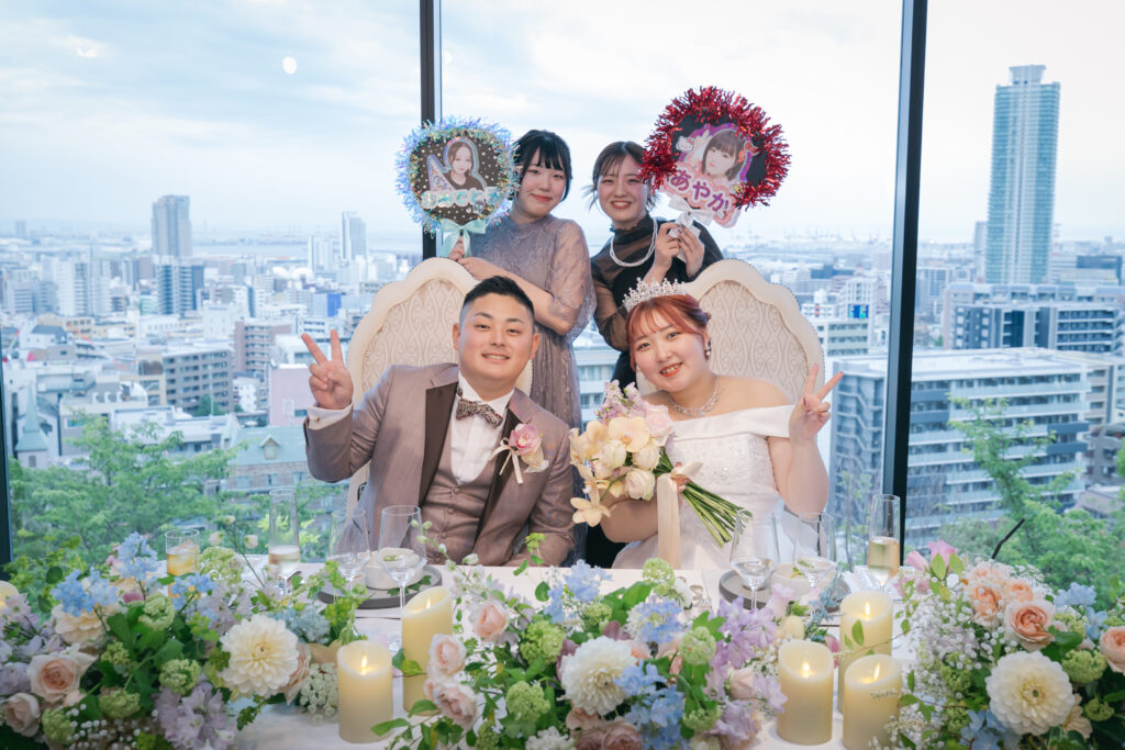 高砂テーブル装花 造花 結婚式 ウェディング