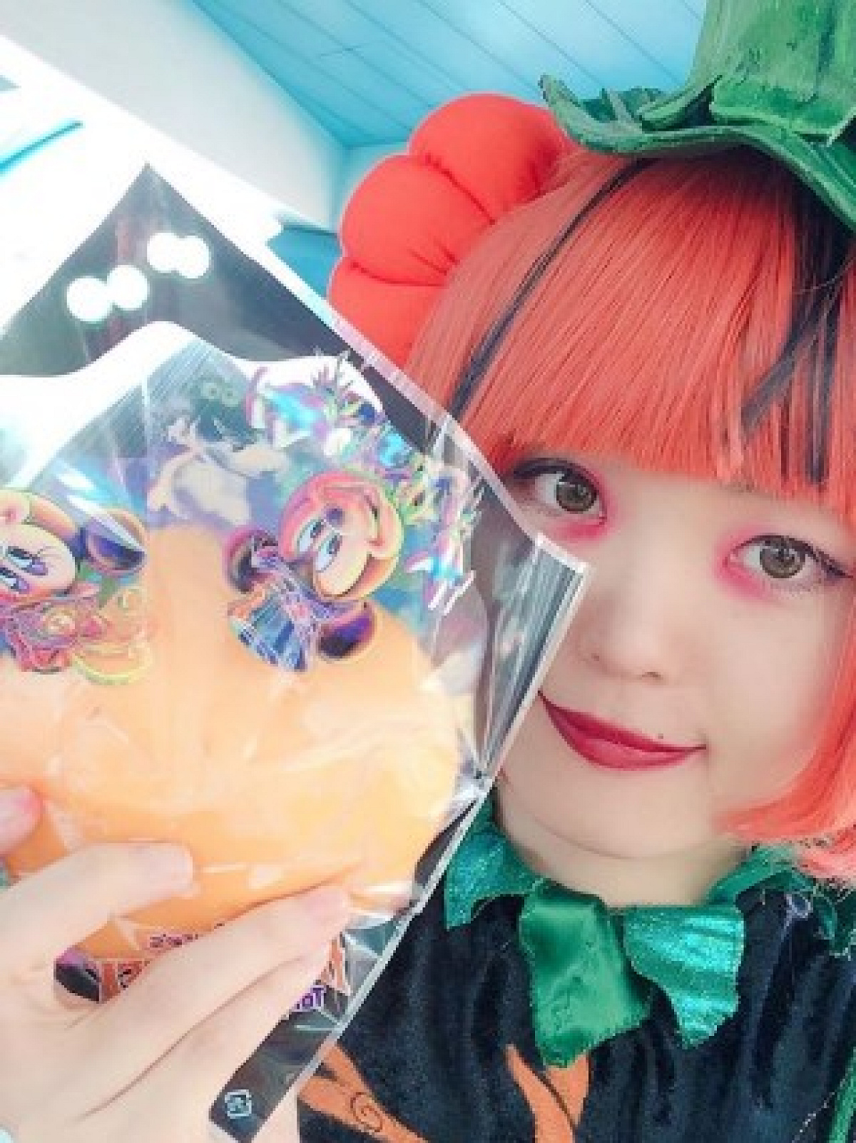 簡単！ダイソー血糊で作るハロウィンメイク