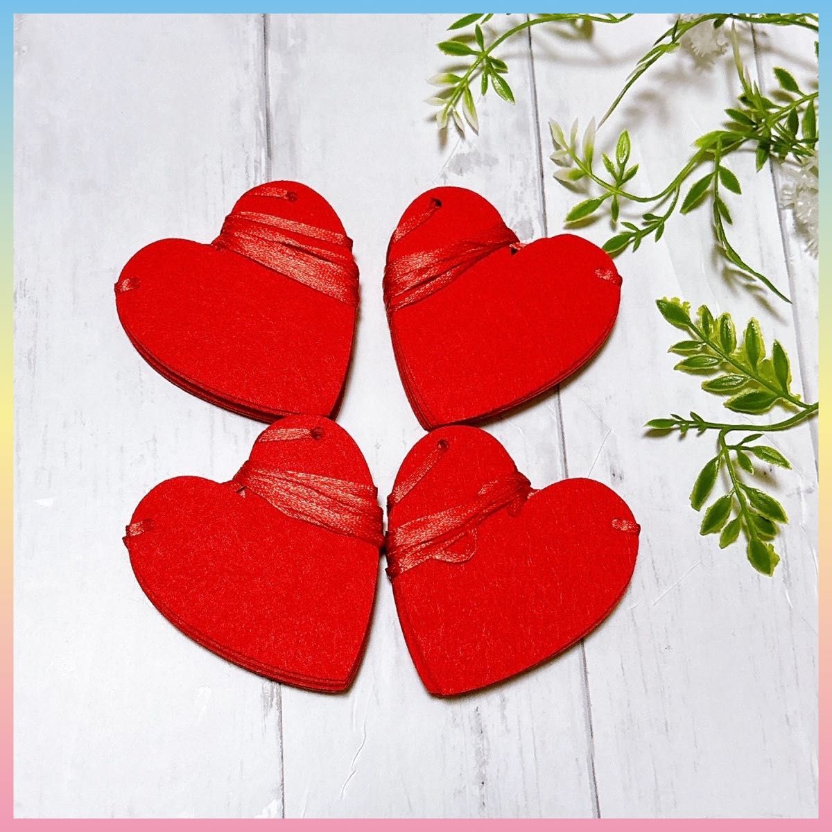 バレンタインデーのパターン PDF フェルトハートの飾りのパターン かわいいバレンタインデーの飾りのパターン ウェディングガーランドハートのパターン- Etsy 日本