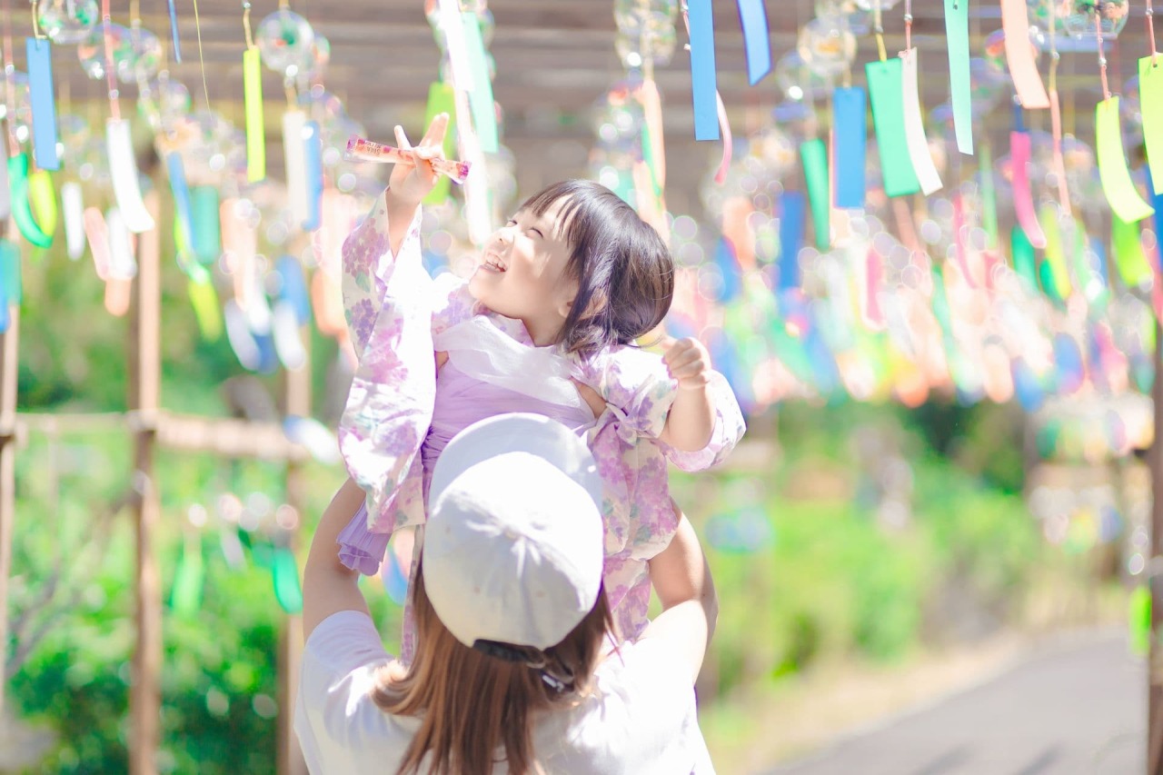 宇部・琴崎八幡宮で「風鈴まつり」 涼やかな風鈴2500個、ライトアップも - 山口宇部経済新聞