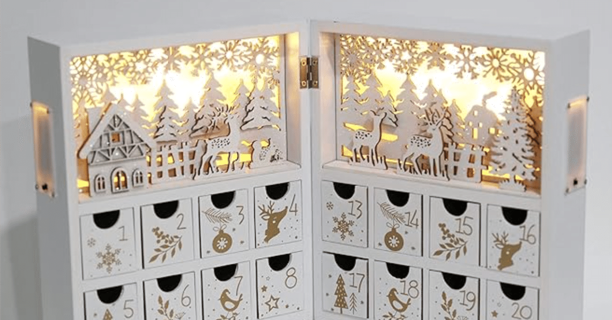 アウトレット ウッドLEDアドベントカレンダーATELIER SERENADE powered by BASE