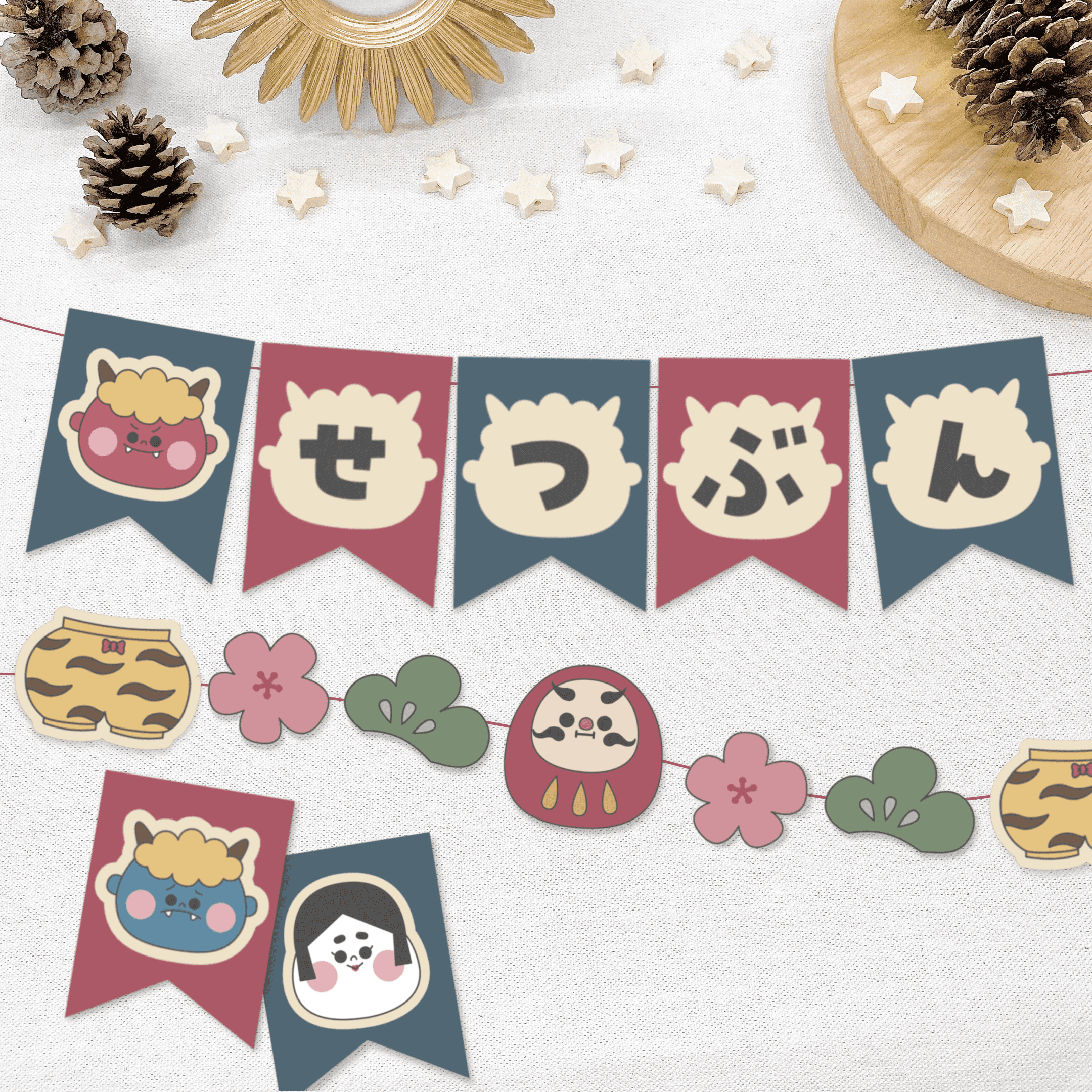 節分イラスト_2022_2_ガーランドのイラスト素材86146932- PIXTA