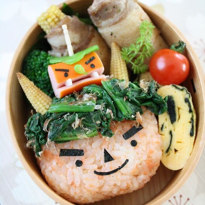 キャラ弁！節分弁当「おかめとチビ鬼ちゃん」ザッキー☆のキャラ弁LIFE