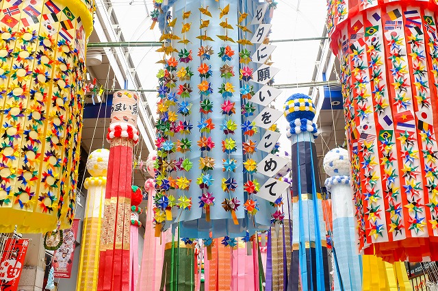 七夕まつりプリーツハンガー: 季節装飾・造花販促物・販促通販の POP GALLERY ポップギャラリ