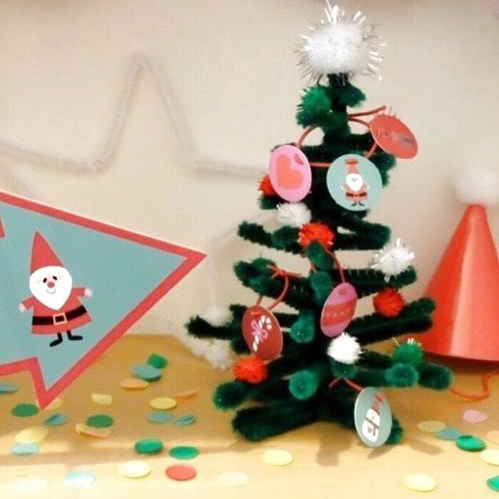 モール クリスマスの飾りPipe cleanerChristmas decorations