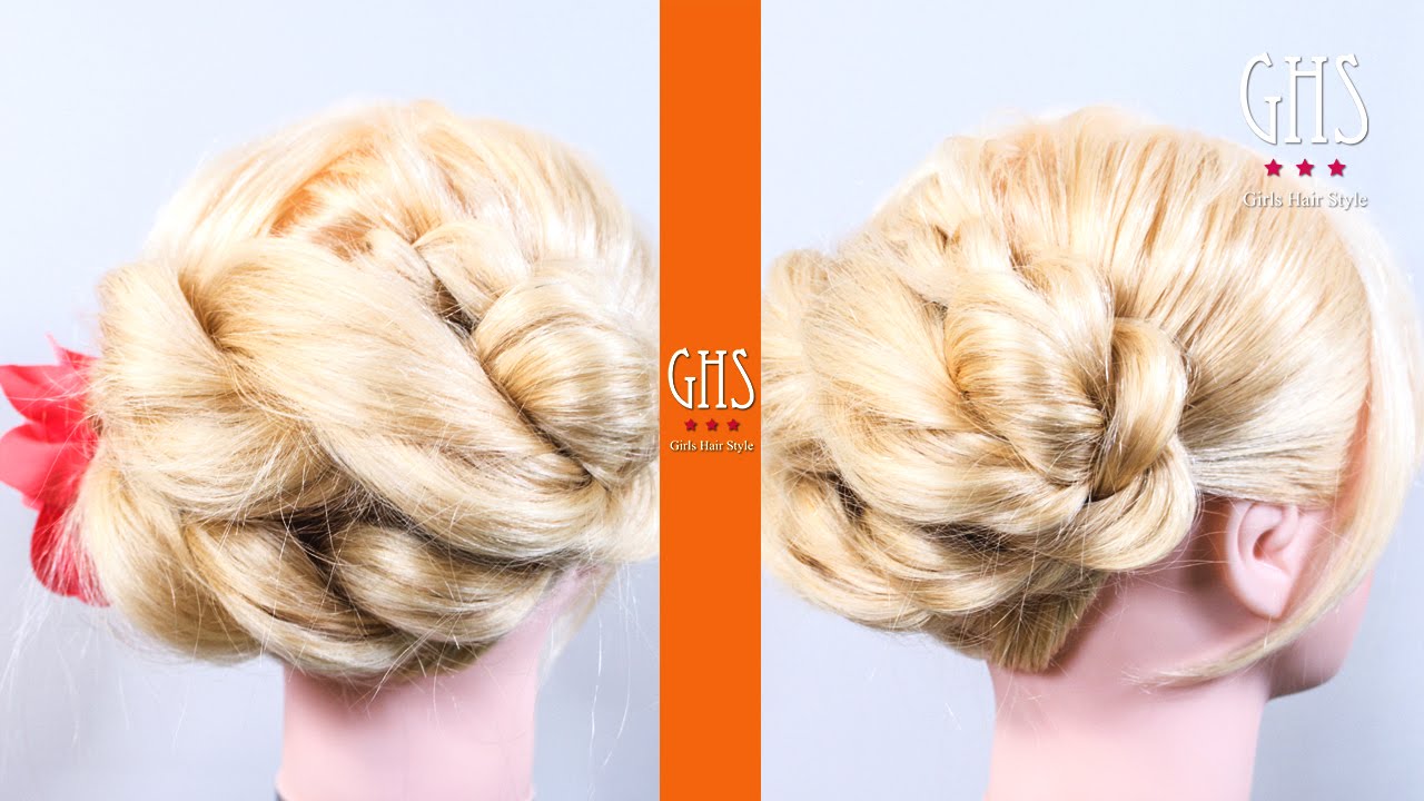 夏祭りのための中華風ヘアアレンジ