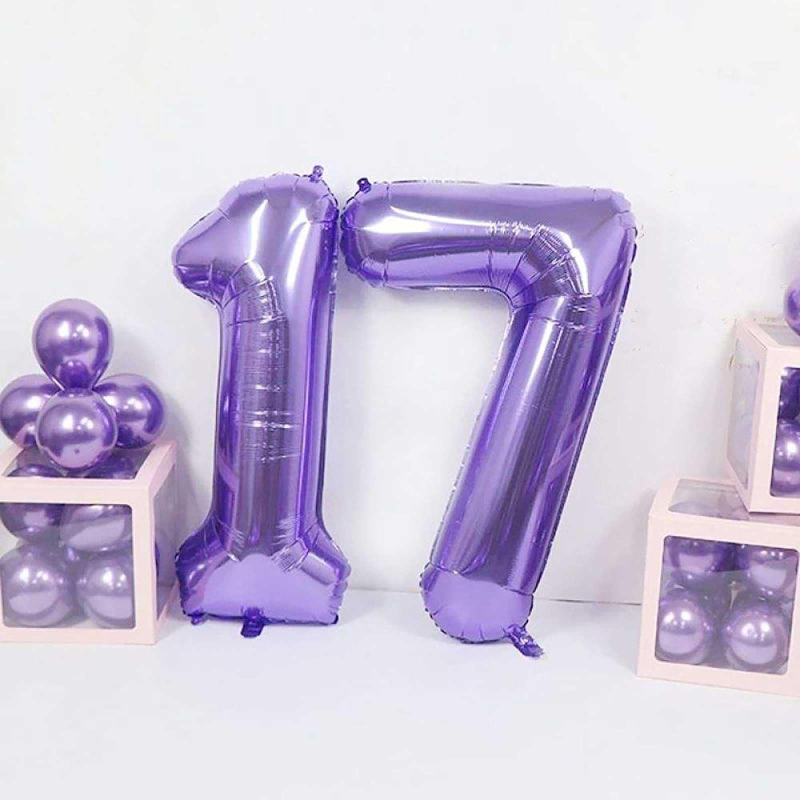 アシンメトリー ハート バルーンギフト ラベンダー パープル 紫 アイドル 誕生日 推し活 メンカラ 本人不在 文字入れ ブーケ らんずballoon通販 15741851Creema クリーマ