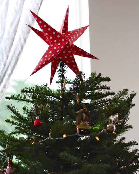 クリスマスオーナメントの大きな星 立体型 を手作りしようnunocoto fabric