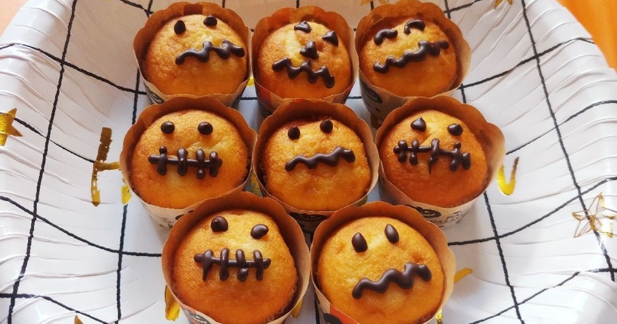 ハロウィンカップケーキ 自家製＆粘土Sweet Teatime＊スイートティータイム