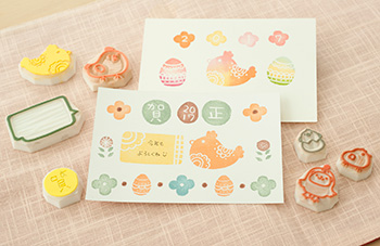 おしゃれでかわいい 消しゴムはんこで作る年賀状毎日コミュニケーションズ 本通販Amazon