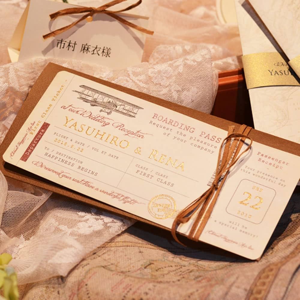 招待状ディマージュ結婚式・謝恩会・宴会・パーティー 案内状 手作りキットオーダーメイド印刷可: ペーパーアイテム ジョイアス - 通販- Yahoo!ショッピング