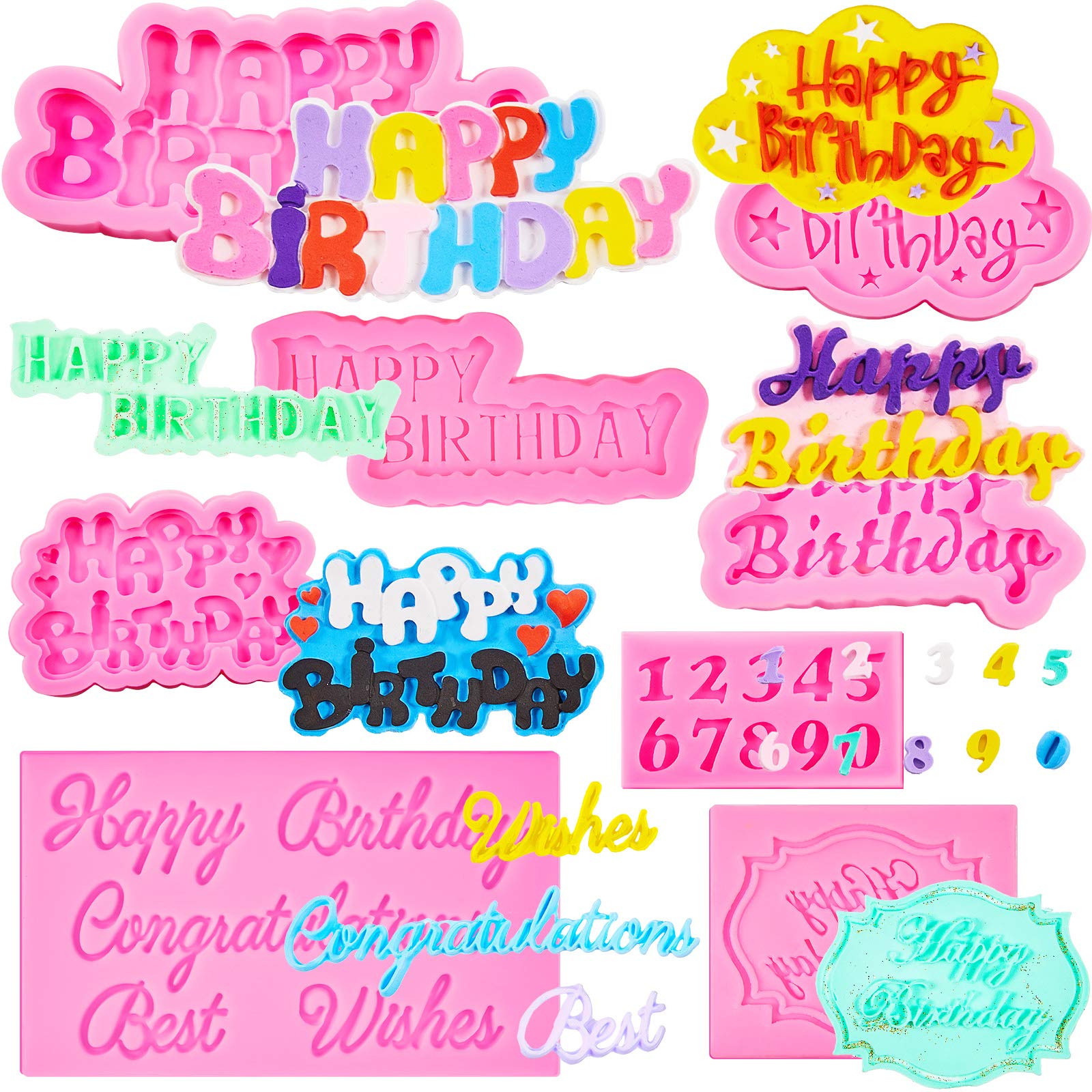 HAPPYBIRTHDAYなバルーン飾り全13種AOmaterial:フリー素材配布サイト