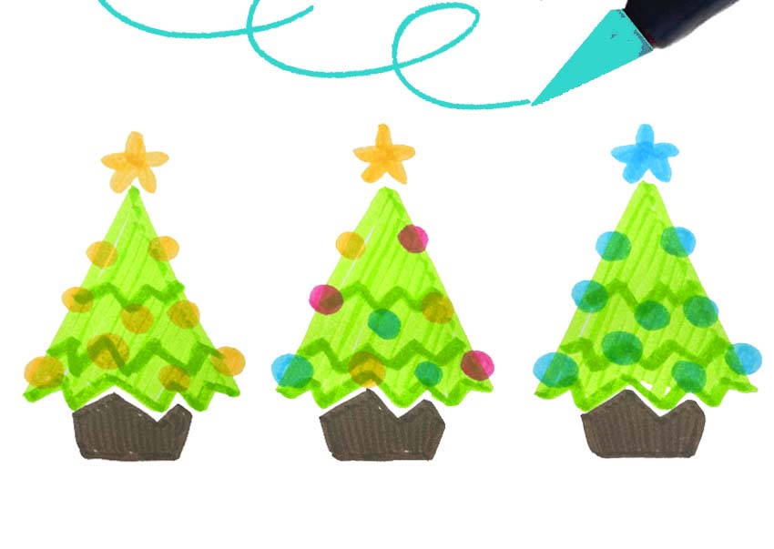 いろいろなクリスマスのフレーム素材かわいいフリー素材集 いらすとや