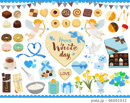 Happy White Day 手書きフォント イラスト素材5584967- フォトライブラリ