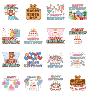 おめでとう - 誕生日スタンプ永久保存版MAYATikTok