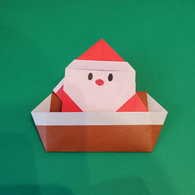 クリスマス折り紙 サンタのそり Sleigh Origamiカミキィ kamikey