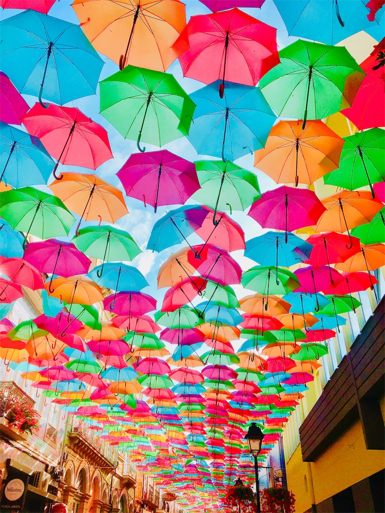 アゲダの傘祭りの写真素材66714589- PIXTA