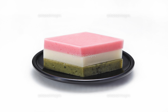 ひな祭り 菱餅イラスト1 透過PNG ：イラスト無料