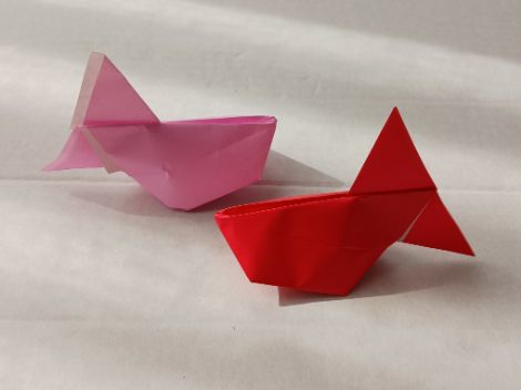 ぷっくり風船金魚の折り紙は簡単かわいい♪立体的な折り方作り方│子供と楽しむ折り紙・工作