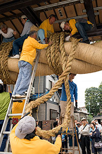 04.出雲大社 平成の大遷宮と神楽殿の大しめ縄作り