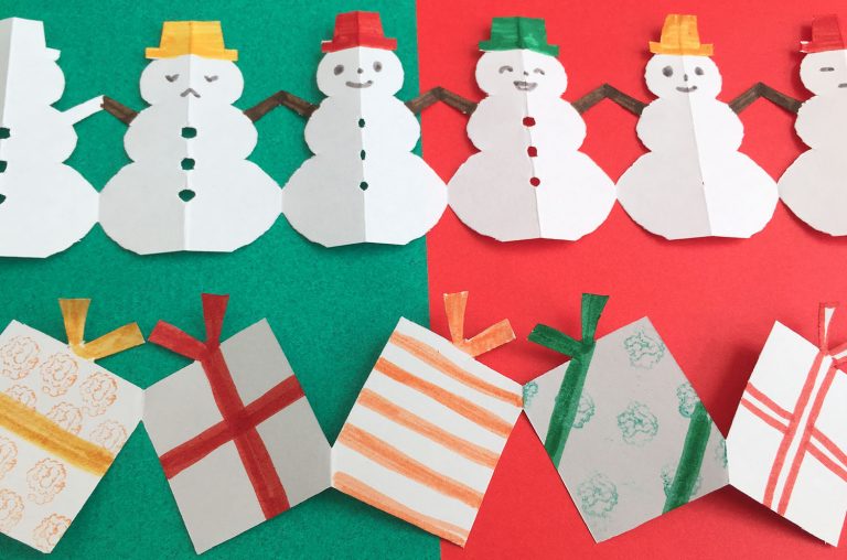 特別じゃないあそび 色画用紙でクリスマスかざりしみずみえ 親子あそびの専門家