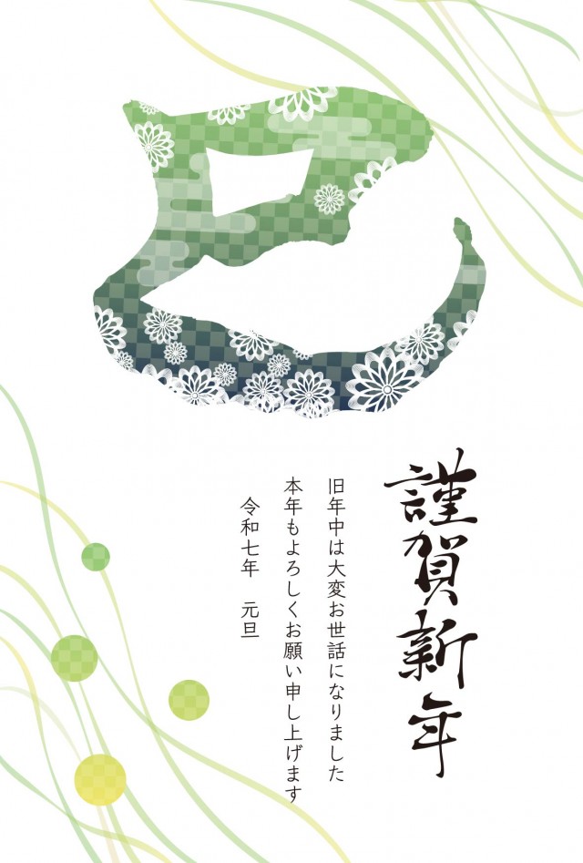 巳年年賀状千晴先生より、美can道場の年賀状を学びました。 え〜、蛇ってこんなに可愛いの？😍 可愛くて、ほっこりするお題でした。生徒さんが喜ぶ顔が目に浮かびます💕 千晴先生、ありがとうございました😊美can道場のお題己書ちはる晴晴道場自由が丘己書道場