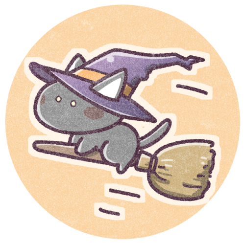 ハロウィンの猫のドーナツのイラスト無料のフリー素材 イラストエイト