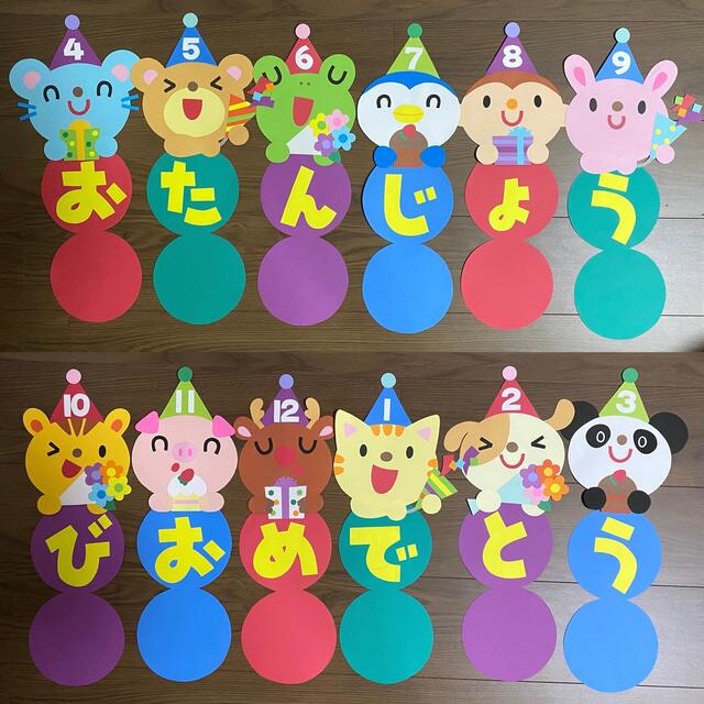 Amazon.co.jp: お誕生日 壁面飾り 春 壁面装飾 ケーキ 誕生日 : ホーム＆キッチン