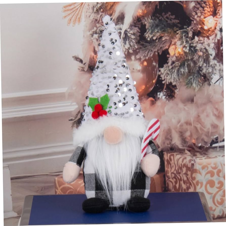 北欧のクリスマス雑貨、赤い帽子を被った妖精トムテの人形 レッドcm-295 インテリア雑貨