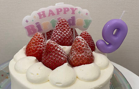 ダイソー新商品💕でバースデーケーキ🎂ASAMIDecolog