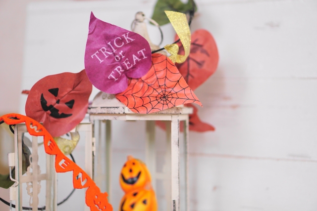 ハロウィンに向けて。かわいい巾着袋ができました！キルト和