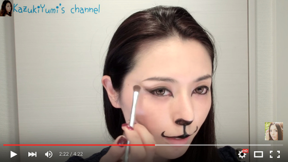 ハロウィンメイク🎃 誰にも懐かない黒猫メイク🐈‍⬛🖤