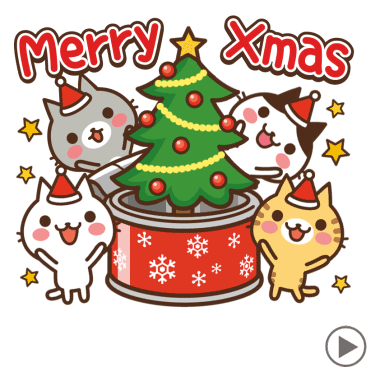 飛び出す色んなメリークリスマス - LINE スタンプLINE STORE