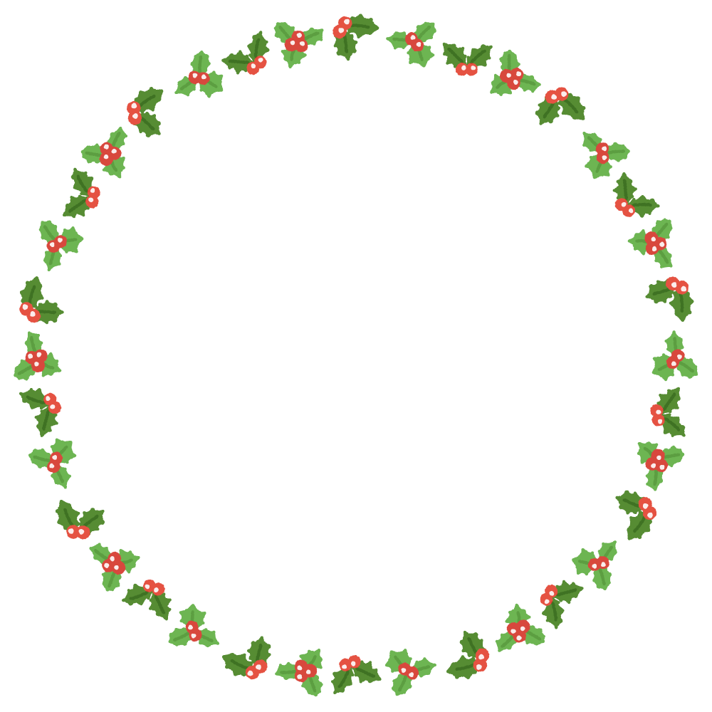 縦長で囲むかわいいクリスマス フレーム枠イラスト無料フリー85079素材Good