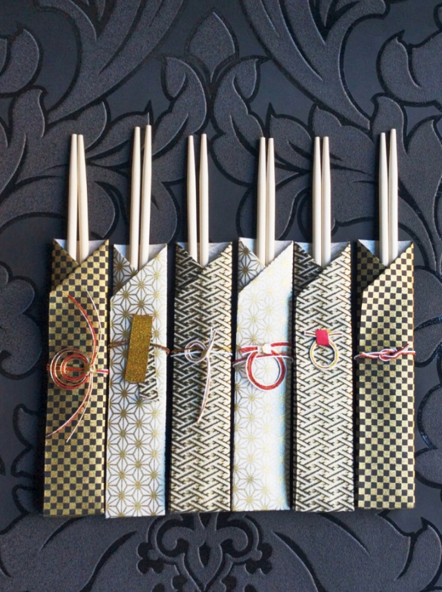 年末年始のパーティーやお正月に！おもてなし用オリジナル“箸袋”を作ろうキナリノ