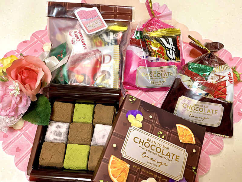 １００均でバレンタインラッピング♪＊チョコがけラムレーズンチーズサンド＊イベントのアイデア暮らしニスタ