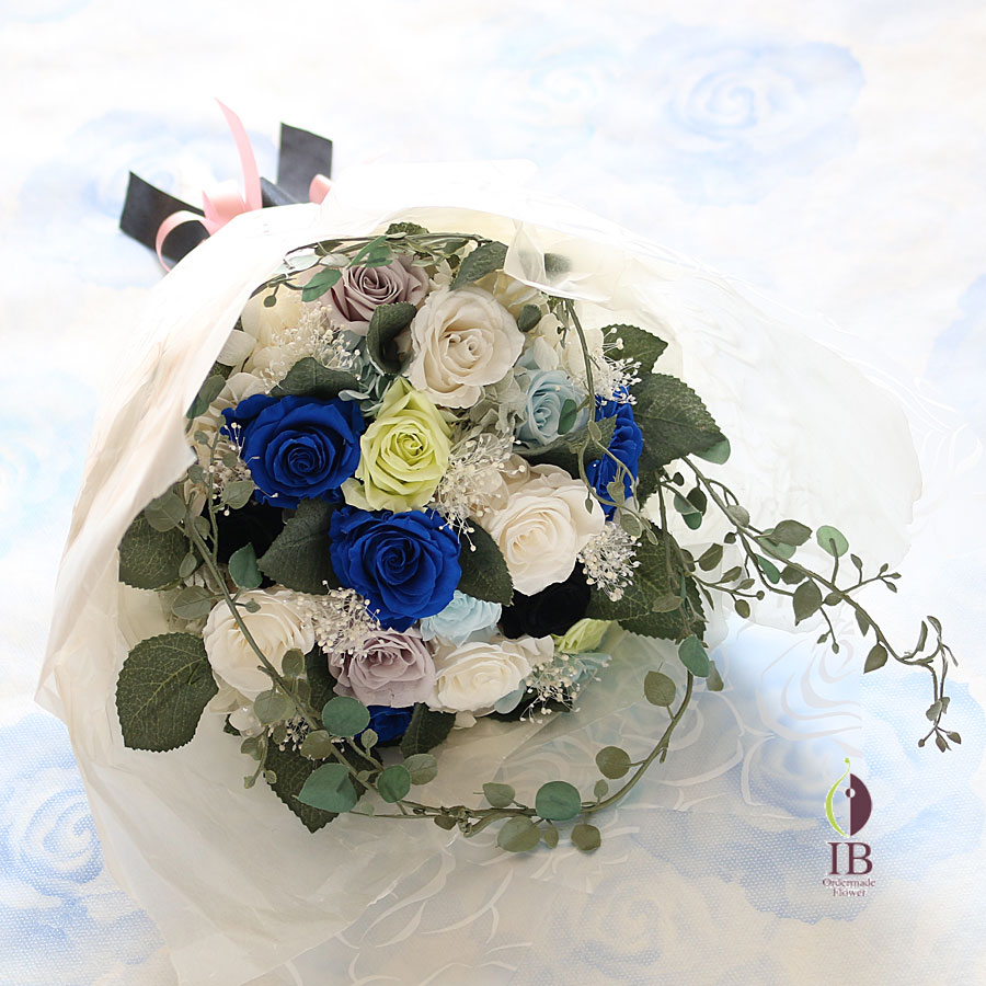 青いバラの花束11本から本数選択可能誕生日、プロポーズ、記念日に贈る青い薔薇ギフト