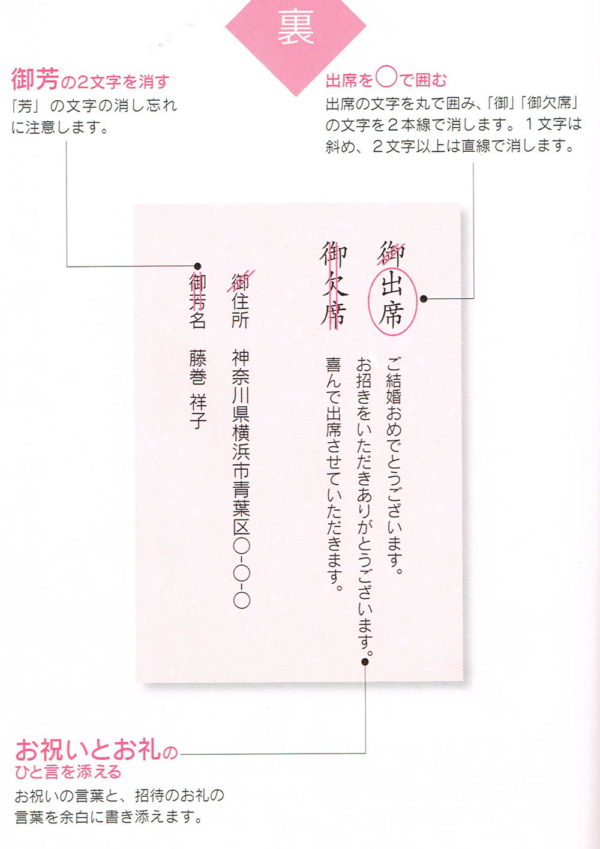 招待状の 返信ハガキ の書き方は？意外と知らないマナーを解説！Wedding Diary