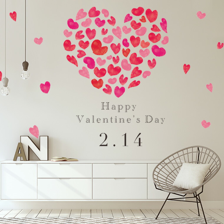 壁面作り方 お花紙で作る ハートのつるし飾り バレンタインやひなまつりに - せんせいのぽっけ