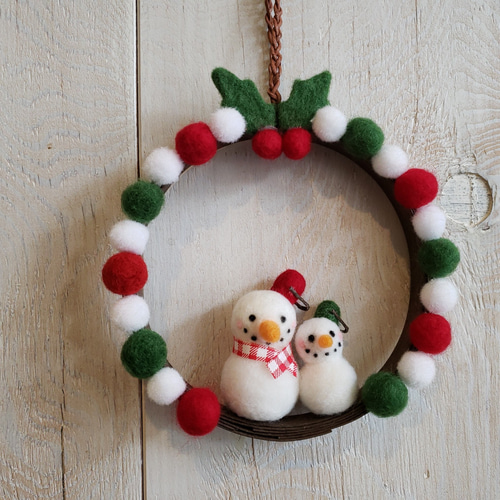 フェルトリース クリスマスツリー の通販 by ぴーまんラクマ