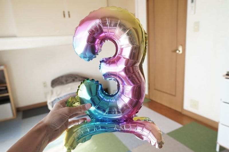 Seria - バルーン 誕生日 数字 風船 大きい ピンク Seria 百均 ゼロ ０ 零の通販 by 花セリアならラクマ