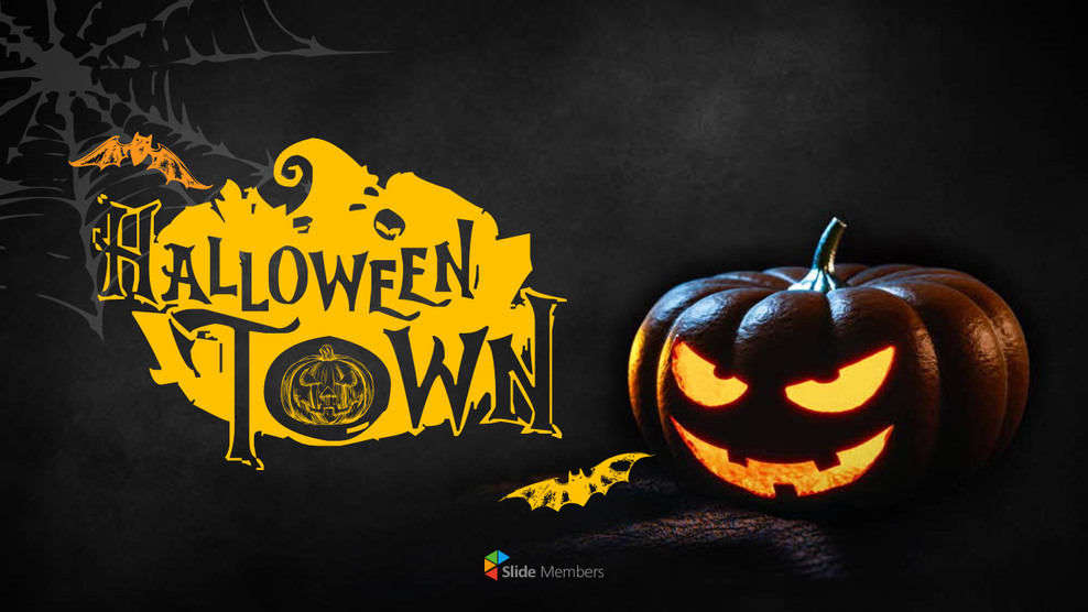 ハロウィーン パワーポイント 無料 テンプレート 背景 ppt ダウンロード - Pikbest