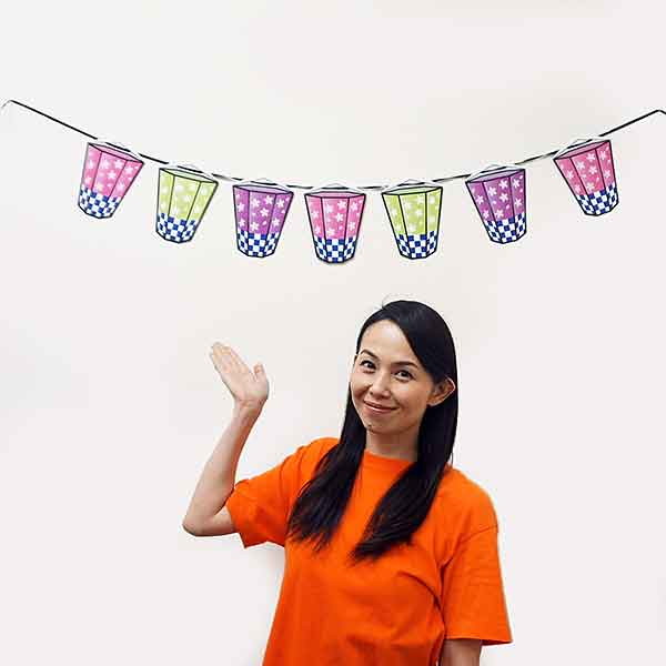 紙で作る ひな祭りの飾りぼんぼりの作り方 DIYPaper craft Paper lantern