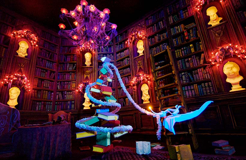 おはなが光るゼロ！東京ディズニーランド『ナイトメアー・ビフォア・クリスマス』キーチェーン