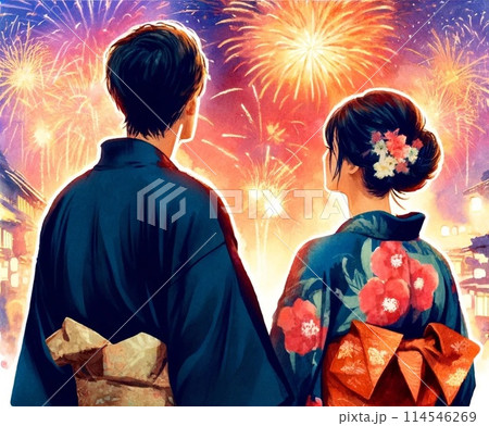 680点を超える夏祭り カップルのイラスト素材、ロイヤリティフリーのベクター素材グラフィックスとクリップアート - iStock花火大会 カップル,浴衣, 夏 祭り カップル
