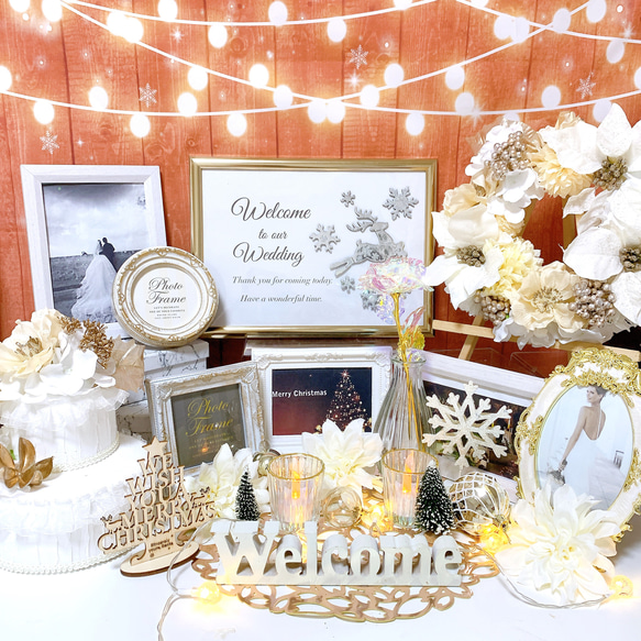 クリスマスの結婚式におすすめ！ウェルカムスペースのアイディア12選花嫁ノート