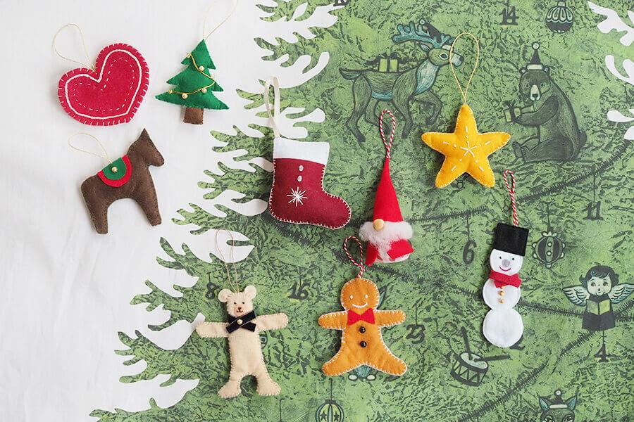 クリスマスオーナメントの作り方★ハギレから作る簡単オシャレな手作りオーナメント